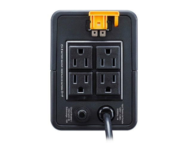 APC Back-UPS 700 VA - 360 vatios - 4 conectores de salida - Negro