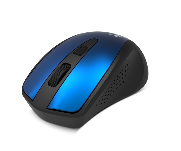 Xtech XTM-315BL Mouse Inalámbrico 2.4 GHz Azul 4 Botones 1600 dpi