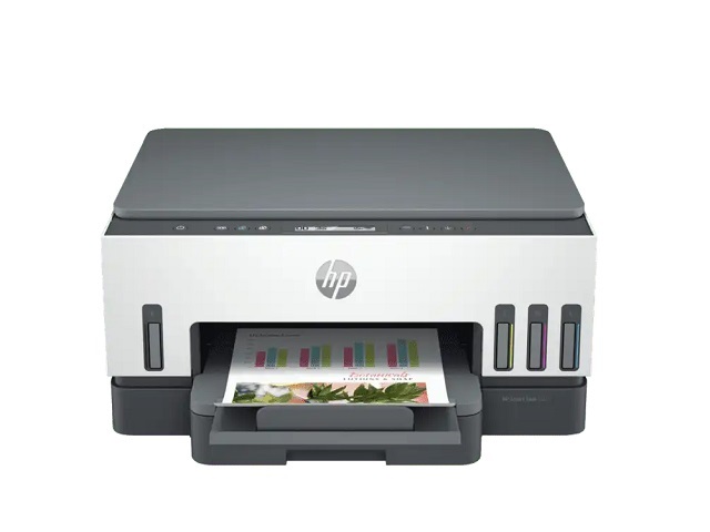 Impresora HP Smart Tank 720 AIO - Chorro de tinta - Wi-Fi / Bluetooth LE - Duplexador automático - USB 2.0 de Alta Velocidad - Kit de Tintas incluido