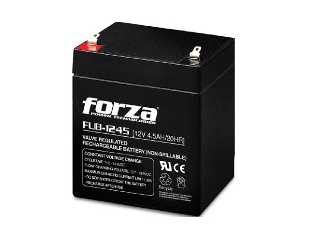 Batería de Respaldo UPS Forza FUB-1245 12V 4.5Ah