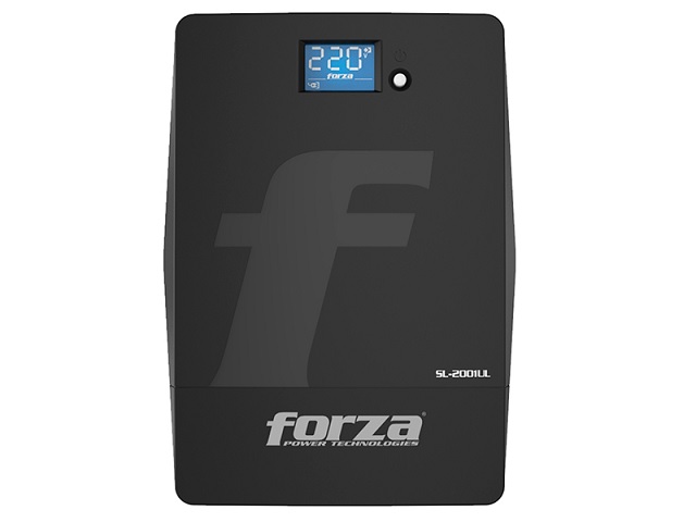 UPS Forza 2000VA/1200W con 8 salidas y LCD táctil