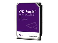 WD Purple WD64PURZ - Disco Duro de 6 TB para Vigilancia Interno 3.5" SATA 6Gb/s 5400 rpm - Búfer de 256 MB