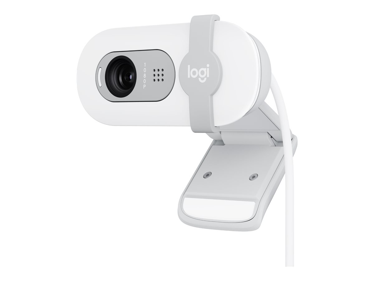 Logitech BRIO 100 - Webcam de 2 MP - Resolución 1920 x 1080 - Audio - USB con Cable