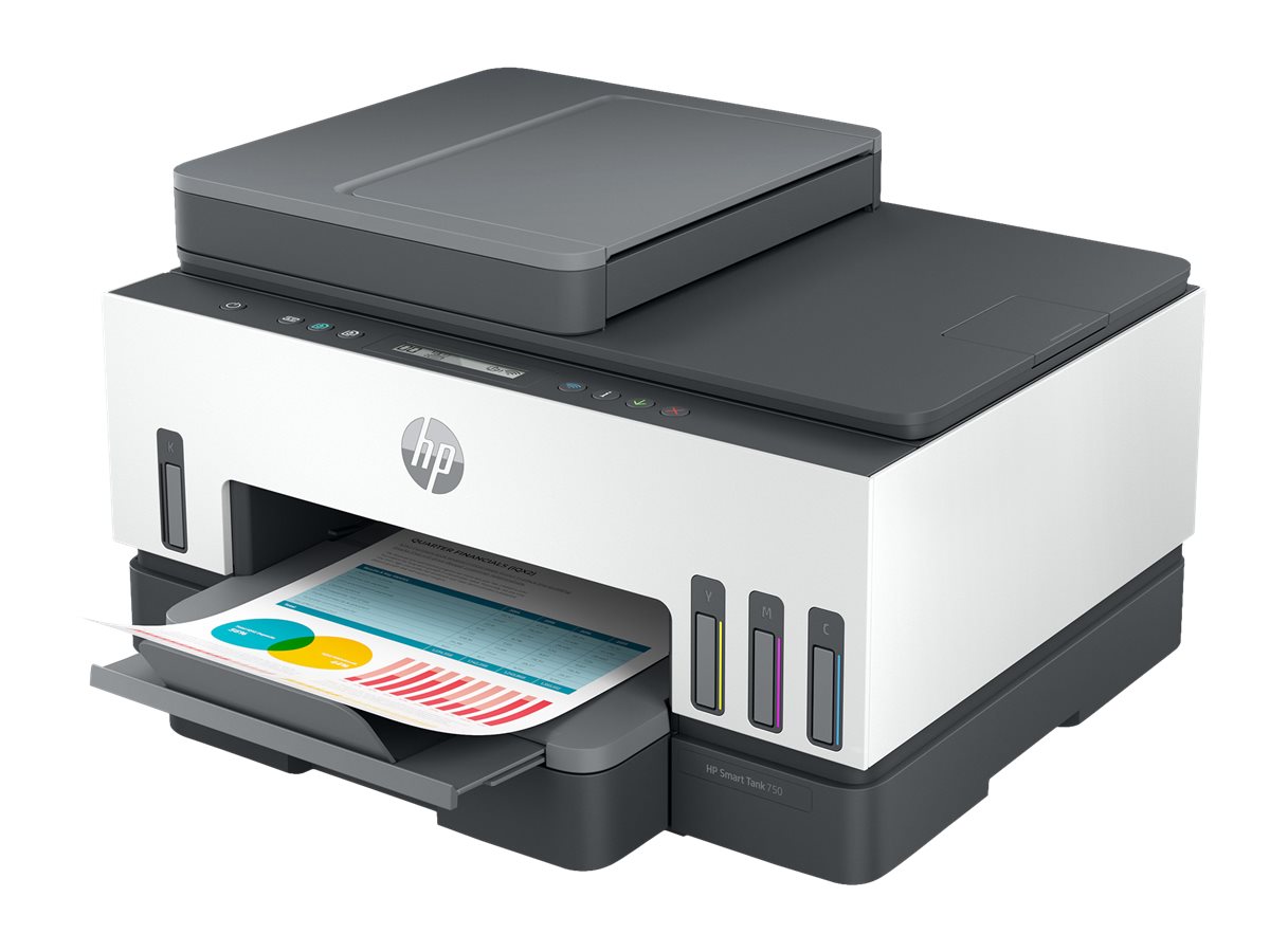 Impresora HP Smart Tank 750 AIO - Escáner / Copiadora